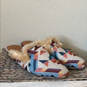 Target Fur lined mules